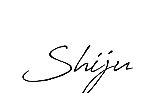 Make a beautiful signature design for name Shiju. With this signature (Antro_Vectra_Bolder) style, you can create a handwritten signature for free. Shiju signature style 7 images and pictures png