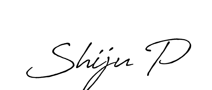 How to Draw Shiju P signature style? Antro_Vectra_Bolder is a latest design signature styles for name Shiju P. Shiju P signature style 7 images and pictures png