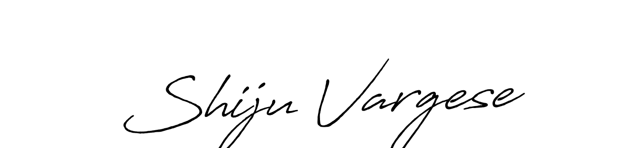 You should practise on your own different ways (Antro_Vectra_Bolder) to write your name (Shiju Vargese) in signature. don't let someone else do it for you. Shiju Vargese signature style 7 images and pictures png