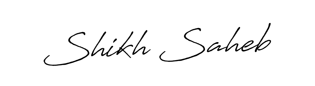 Also You can easily find your signature by using the search form. We will create Shikh Saheb name handwritten signature images for you free of cost using Antro_Vectra_Bolder sign style. Shikh Saheb signature style 7 images and pictures png