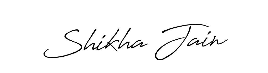 Similarly Antro_Vectra_Bolder is the best handwritten signature design. Signature creator online .You can use it as an online autograph creator for name Shikha Jain. Shikha Jain signature style 7 images and pictures png
