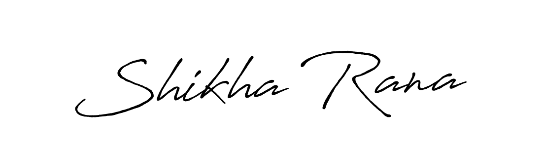 Make a beautiful signature design for name Shikha Rana. Use this online signature maker to create a handwritten signature for free. Shikha Rana signature style 7 images and pictures png