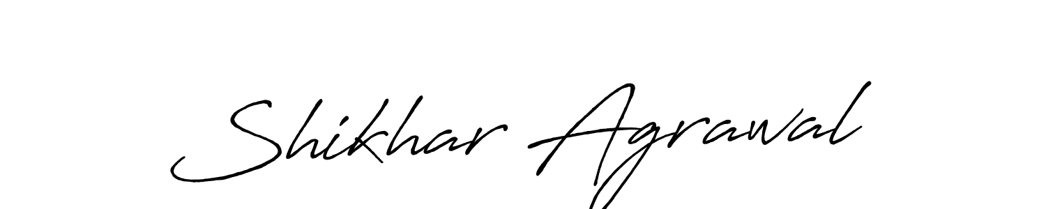 Also we have Shikhar Agrawal name is the best signature style. Create professional handwritten signature collection using Antro_Vectra_Bolder autograph style. Shikhar Agrawal signature style 7 images and pictures png