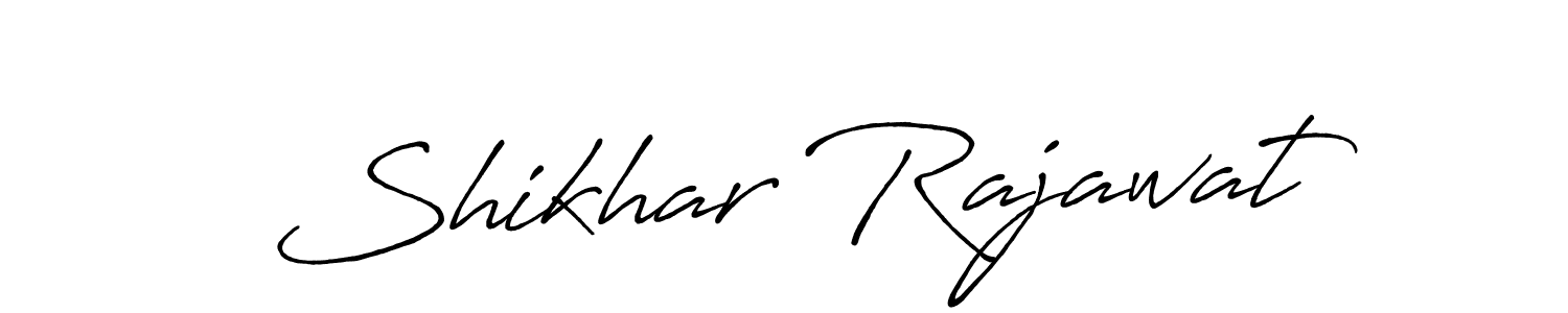 Use a signature maker to create a handwritten signature online. With this signature software, you can design (Antro_Vectra_Bolder) your own signature for name Shikhar Rajawat. Shikhar Rajawat signature style 7 images and pictures png