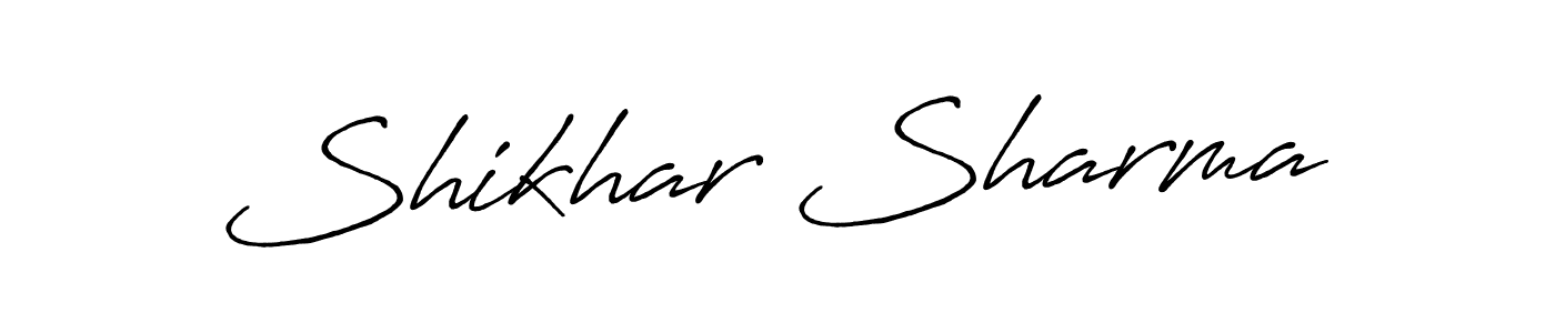 Similarly Antro_Vectra_Bolder is the best handwritten signature design. Signature creator online .You can use it as an online autograph creator for name Shikhar Sharma. Shikhar Sharma signature style 7 images and pictures png