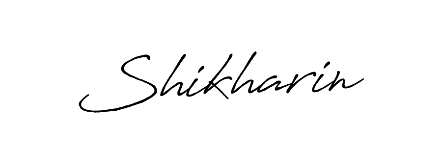 How to make Shikharin signature? Antro_Vectra_Bolder is a professional autograph style. Create handwritten signature for Shikharin name. Shikharin signature style 7 images and pictures png