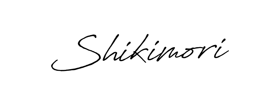 Design your own signature with our free online signature maker. With this signature software, you can create a handwritten (Antro_Vectra_Bolder) signature for name Shikimori. Shikimori signature style 7 images and pictures png