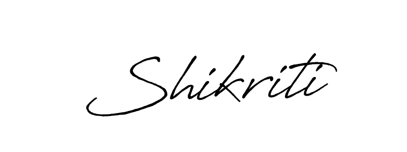 Use a signature maker to create a handwritten signature online. With this signature software, you can design (Antro_Vectra_Bolder) your own signature for name Shikriti. Shikriti signature style 7 images and pictures png
