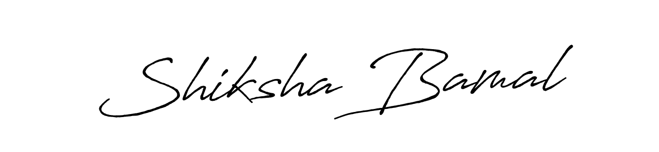How to Draw Shiksha Bamal signature style? Antro_Vectra_Bolder is a latest design signature styles for name Shiksha Bamal. Shiksha Bamal signature style 7 images and pictures png