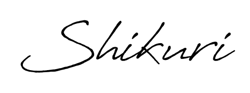 Transform the name Shikuri into a signature masterpiece using Antro_Vectra_Bolder font. Ideal for photographers, artists, and creators looking for watermarks. Shikuri signature style 7 images and pictures png