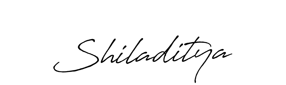 Use a signature maker to create a handwritten signature online. With this signature software, you can design (Antro_Vectra_Bolder) your own signature for name Shiladitya. Shiladitya signature style 7 images and pictures png