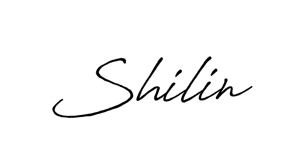 Also we have Shilin name is the best signature style. Create professional handwritten signature collection using Antro_Vectra_Bolder autograph style. Shilin signature style 7 images and pictures png