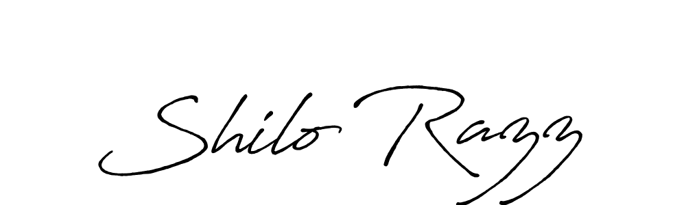 Create a beautiful signature design for name Shilo Razz. With this signature (Antro_Vectra_Bolder) fonts, you can make a handwritten signature for free. Shilo Razz signature style 7 images and pictures png