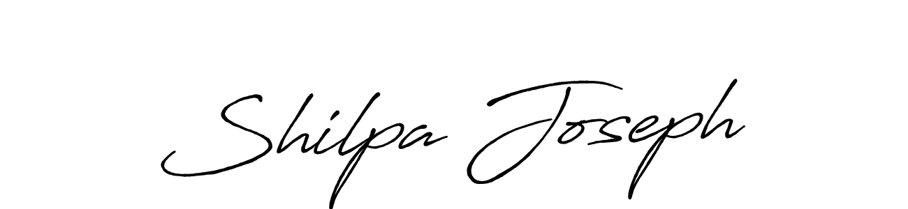 Also we have Shilpa Joseph name is the best signature style. Create professional handwritten signature collection using Antro_Vectra_Bolder autograph style. Shilpa Joseph signature style 7 images and pictures png