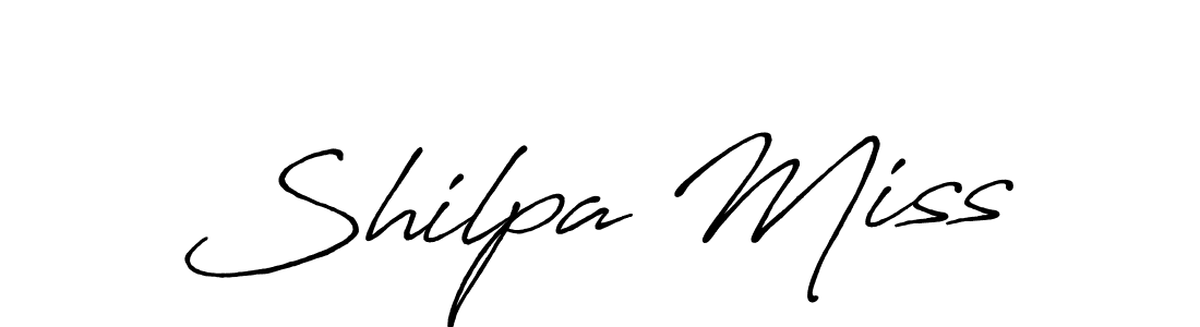 It looks lik you need a new signature style for name Shilpa Miss. Design unique handwritten (Antro_Vectra_Bolder) signature with our free signature maker in just a few clicks. Shilpa Miss signature style 7 images and pictures png