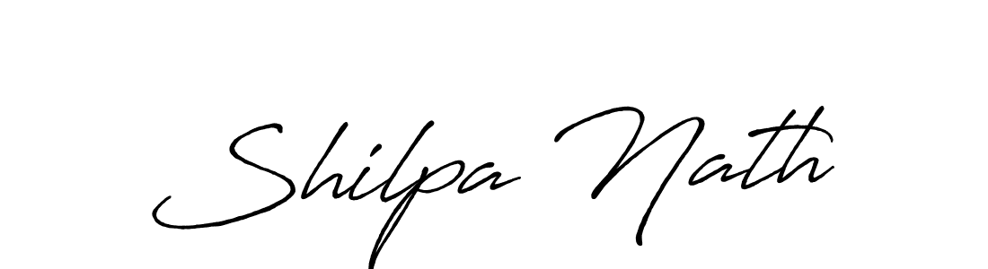 You should practise on your own different ways (Antro_Vectra_Bolder) to write your name (Shilpa Nath) in signature. don't let someone else do it for you. Shilpa Nath signature style 7 images and pictures png