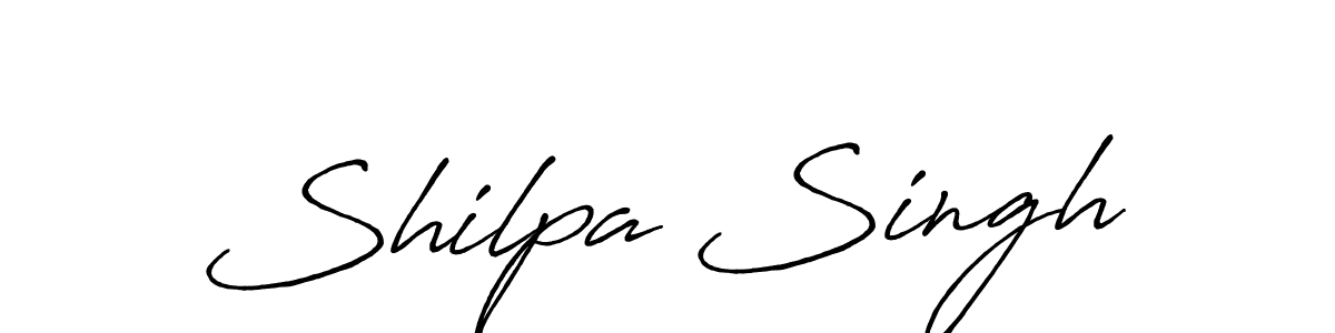 Antro_Vectra_Bolder is a professional signature style that is perfect for those who want to add a touch of class to their signature. It is also a great choice for those who want to make their signature more unique. Get Shilpa Singh name to fancy signature for free. Shilpa Singh signature style 7 images and pictures png