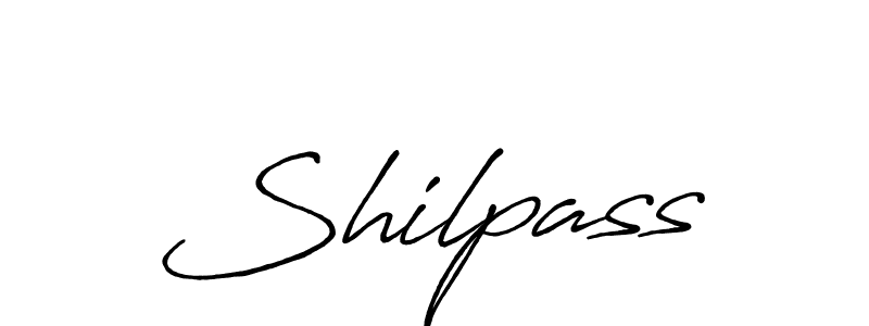 Design your own signature with our free online signature maker. With this signature software, you can create a handwritten (Antro_Vectra_Bolder) signature for name Shilpass. Shilpass signature style 7 images and pictures png