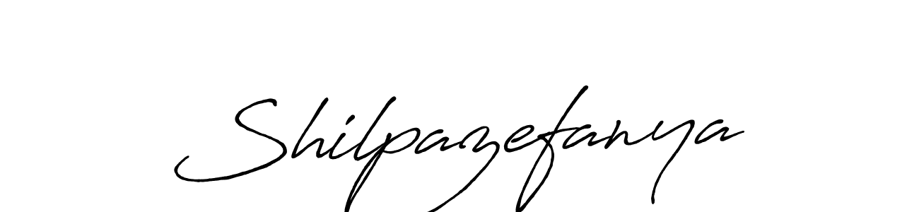 Design your own signature with our free online signature maker. With this signature software, you can create a handwritten (Antro_Vectra_Bolder) signature for name Shilpazefanya. Shilpazefanya signature style 7 images and pictures png