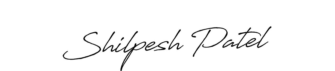 Shilpesh Patel stylish signature style. Best Handwritten Sign (Antro_Vectra_Bolder) for my name. Handwritten Signature Collection Ideas for my name Shilpesh Patel. Shilpesh Patel signature style 7 images and pictures png