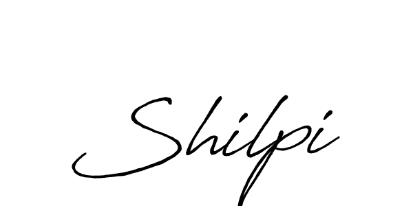 How to make Shilpi signature? Antro_Vectra_Bolder is a professional autograph style. Create handwritten signature for Shilpi name. Shilpi signature style 7 images and pictures png