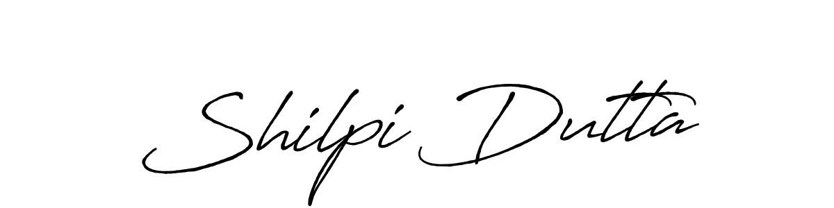 The best way (Antro_Vectra_Bolder) to make a short signature is to pick only two or three words in your name. The name Shilpi Dutta include a total of six letters. For converting this name. Shilpi Dutta signature style 7 images and pictures png