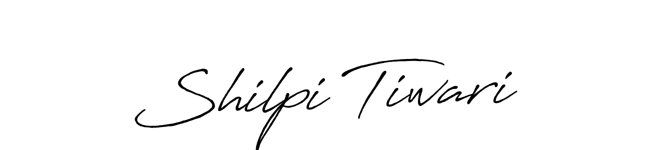 Create a beautiful signature design for name Shilpi Tiwari. With this signature (Antro_Vectra_Bolder) fonts, you can make a handwritten signature for free. Shilpi Tiwari signature style 7 images and pictures png