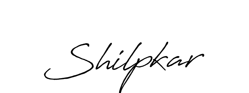 Create a beautiful signature design for name Shilpkar. With this signature (Antro_Vectra_Bolder) fonts, you can make a handwritten signature for free. Shilpkar signature style 7 images and pictures png