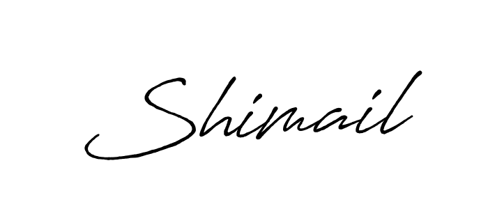 Create a beautiful signature design for name Shimail. With this signature (Antro_Vectra_Bolder) fonts, you can make a handwritten signature for free. Shimail signature style 7 images and pictures png