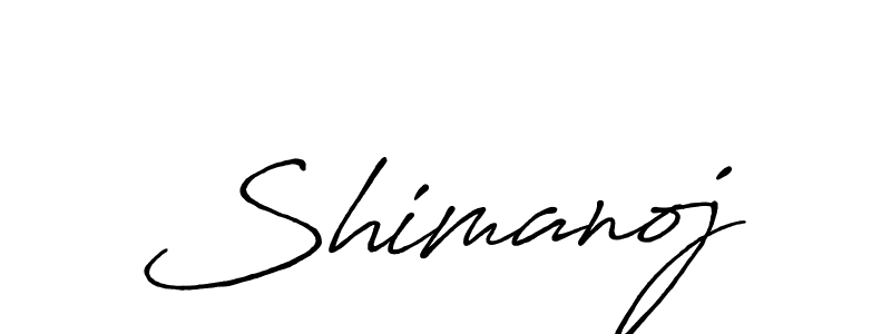 It looks lik you need a new signature style for name Shimanoj. Design unique handwritten (Antro_Vectra_Bolder) signature with our free signature maker in just a few clicks. Shimanoj signature style 7 images and pictures png