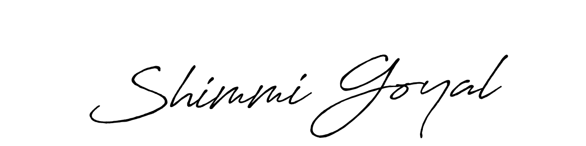 Also You can easily find your signature by using the search form. We will create Shimmi Goyal name handwritten signature images for you free of cost using Antro_Vectra_Bolder sign style. Shimmi Goyal signature style 7 images and pictures png