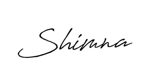 The best way (Antro_Vectra_Bolder) to make a short signature is to pick only two or three words in your name. The name Shimna include a total of six letters. For converting this name. Shimna signature style 7 images and pictures png