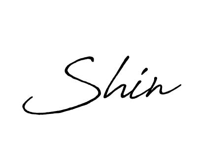 Also we have Shin name is the best signature style. Create professional handwritten signature collection using Antro_Vectra_Bolder autograph style. Shin signature style 7 images and pictures png