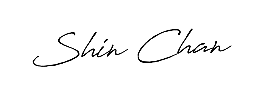 Design your own signature with our free online signature maker. With this signature software, you can create a handwritten (Antro_Vectra_Bolder) signature for name Shin Chan. Shin Chan signature style 7 images and pictures png