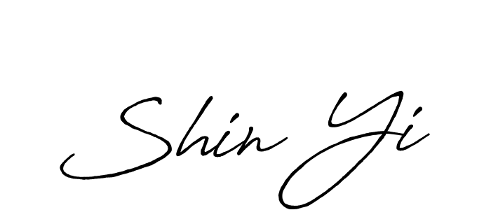 Also You can easily find your signature by using the search form. We will create Shin Yi name handwritten signature images for you free of cost using Antro_Vectra_Bolder sign style. Shin Yi signature style 7 images and pictures png