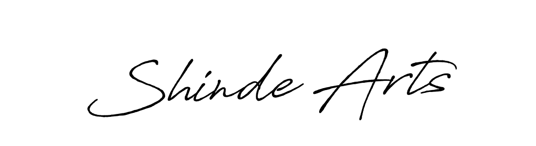 Also we have Shinde Arts name is the best signature style. Create professional handwritten signature collection using Antro_Vectra_Bolder autograph style. Shinde Arts signature style 7 images and pictures png
