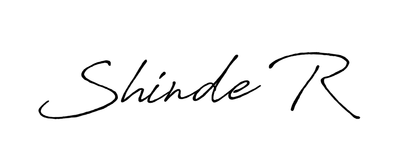 Also You can easily find your signature by using the search form. We will create Shinde R name handwritten signature images for you free of cost using Antro_Vectra_Bolder sign style. Shinde R signature style 7 images and pictures png