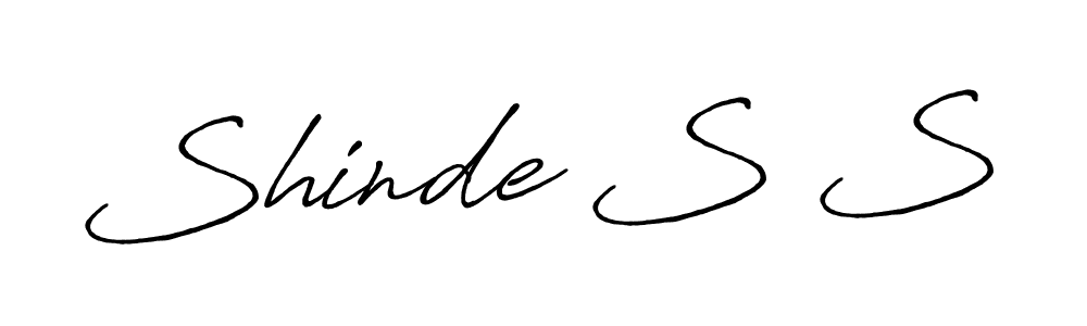 if you are searching for the best signature style for your name Shinde S S. so please give up your signature search. here we have designed multiple signature styles  using Antro_Vectra_Bolder. Shinde S S signature style 7 images and pictures png