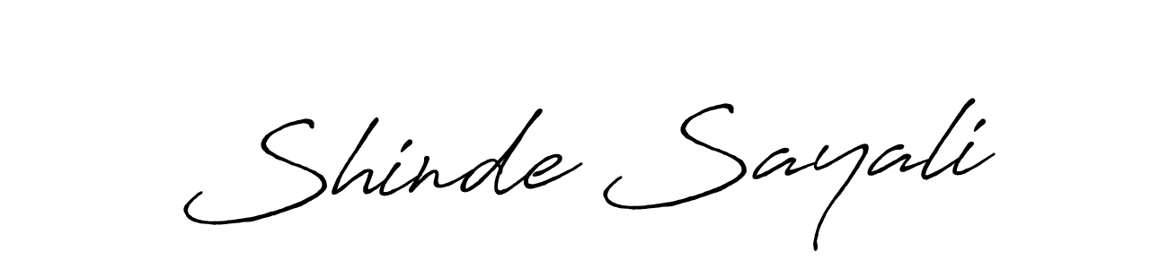 Also we have Shinde Sayali name is the best signature style. Create professional handwritten signature collection using Antro_Vectra_Bolder autograph style. Shinde Sayali signature style 7 images and pictures png