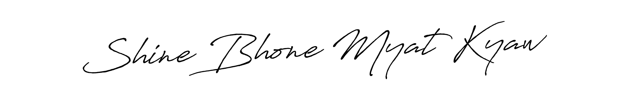 Make a short Shine Bhone Myat Kyaw signature style. Manage your documents anywhere anytime using Antro_Vectra_Bolder. Create and add eSignatures, submit forms, share and send files easily. Shine Bhone Myat Kyaw signature style 7 images and pictures png