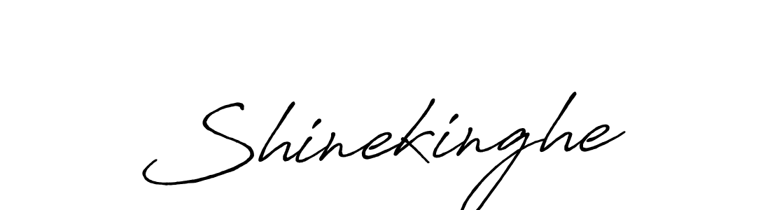 Design your own signature with our free online signature maker. With this signature software, you can create a handwritten (Antro_Vectra_Bolder) signature for name Shinekinghe. Shinekinghe signature style 7 images and pictures png