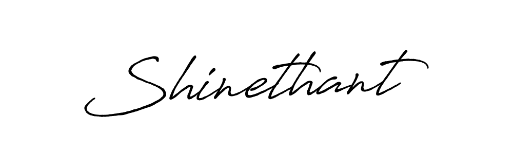 Shinethant stylish signature style. Best Handwritten Sign (Antro_Vectra_Bolder) for my name. Handwritten Signature Collection Ideas for my name Shinethant. Shinethant signature style 7 images and pictures png