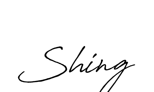 How to make Shing name signature. Use Antro_Vectra_Bolder style for creating short signs online. This is the latest handwritten sign. Shing signature style 7 images and pictures png