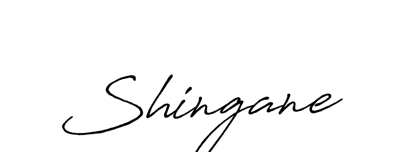 How to make Shingane signature? Antro_Vectra_Bolder is a professional autograph style. Create handwritten signature for Shingane name. Shingane signature style 7 images and pictures png