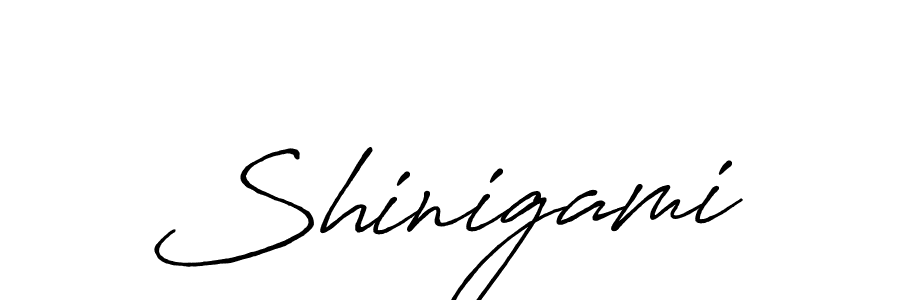 Design your own signature with our free online signature maker. With this signature software, you can create a handwritten (Antro_Vectra_Bolder) signature for name Shinigami. Shinigami signature style 7 images and pictures png