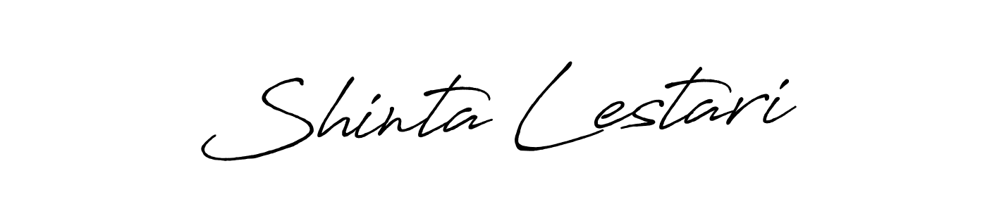 Antro_Vectra_Bolder is a professional signature style that is perfect for those who want to add a touch of class to their signature. It is also a great choice for those who want to make their signature more unique. Get Shinta Lestari name to fancy signature for free. Shinta Lestari signature style 7 images and pictures png