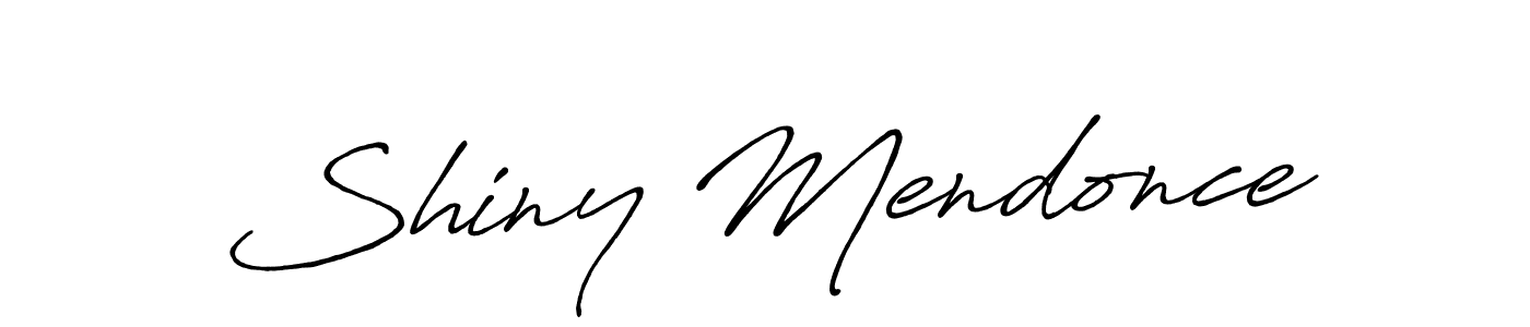 Shiny Mendonce stylish signature style. Best Handwritten Sign (Antro_Vectra_Bolder) for my name. Handwritten Signature Collection Ideas for my name Shiny Mendonce. Shiny Mendonce signature style 7 images and pictures png