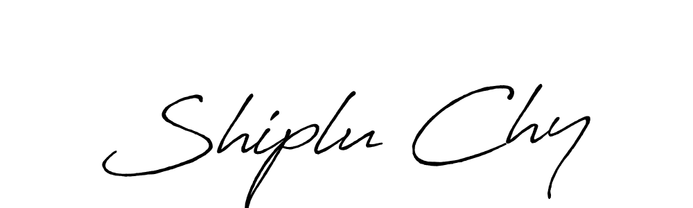 Create a beautiful signature design for name Shiplu Chy. With this signature (Antro_Vectra_Bolder) fonts, you can make a handwritten signature for free. Shiplu Chy signature style 7 images and pictures png