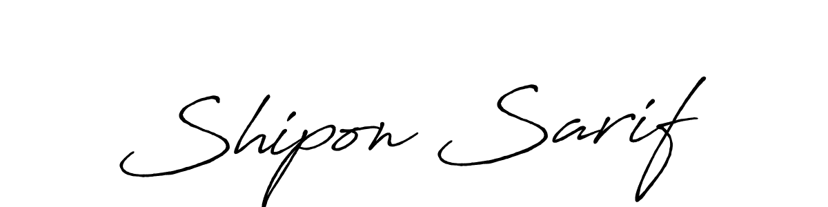 if you are searching for the best signature style for your name Shipon Sarif. so please give up your signature search. here we have designed multiple signature styles  using Antro_Vectra_Bolder. Shipon Sarif signature style 7 images and pictures png