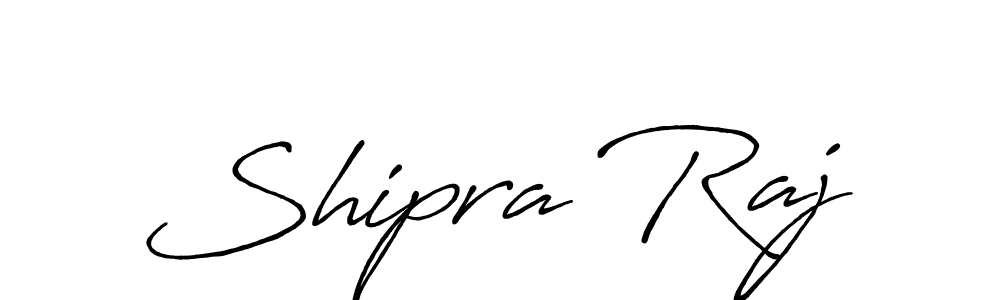 Use a signature maker to create a handwritten signature online. With this signature software, you can design (Antro_Vectra_Bolder) your own signature for name Shipra Raj. Shipra Raj signature style 7 images and pictures png